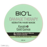 ماسک مو تقویت کننده بیول مدل DAMAGE THERAPY مناسب برای موهای خشک و آسیب دیده حجم 220 میلیلیتر