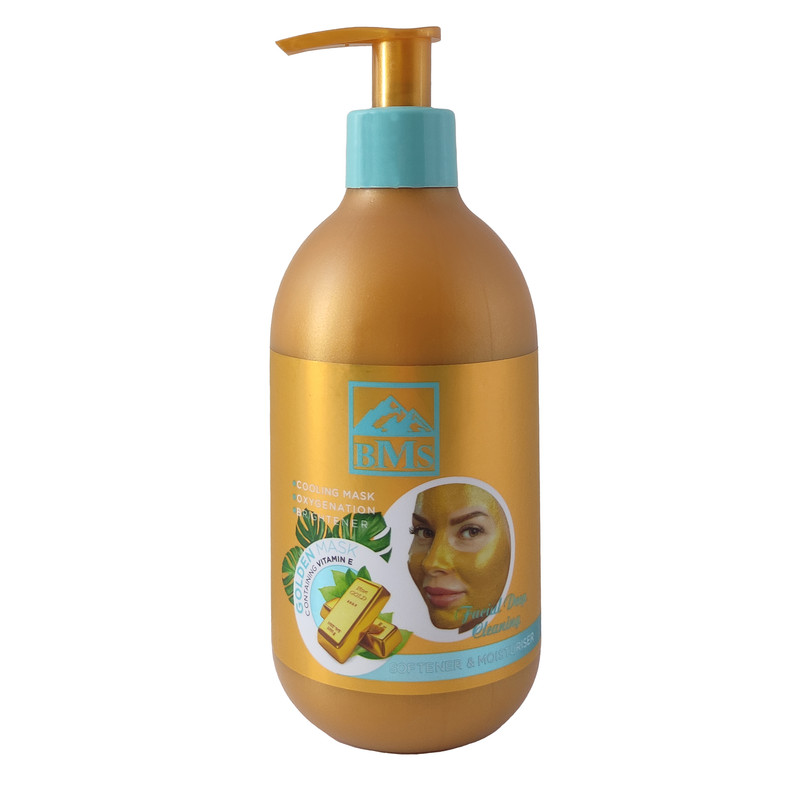 ماسک صورت بی ام اس مدل GOLDEN حجم 300 میلی لیتر