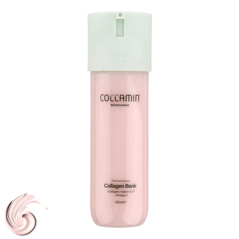کرم مرطوب کننده صورت و گردن کلامین مدل Collagen Bank